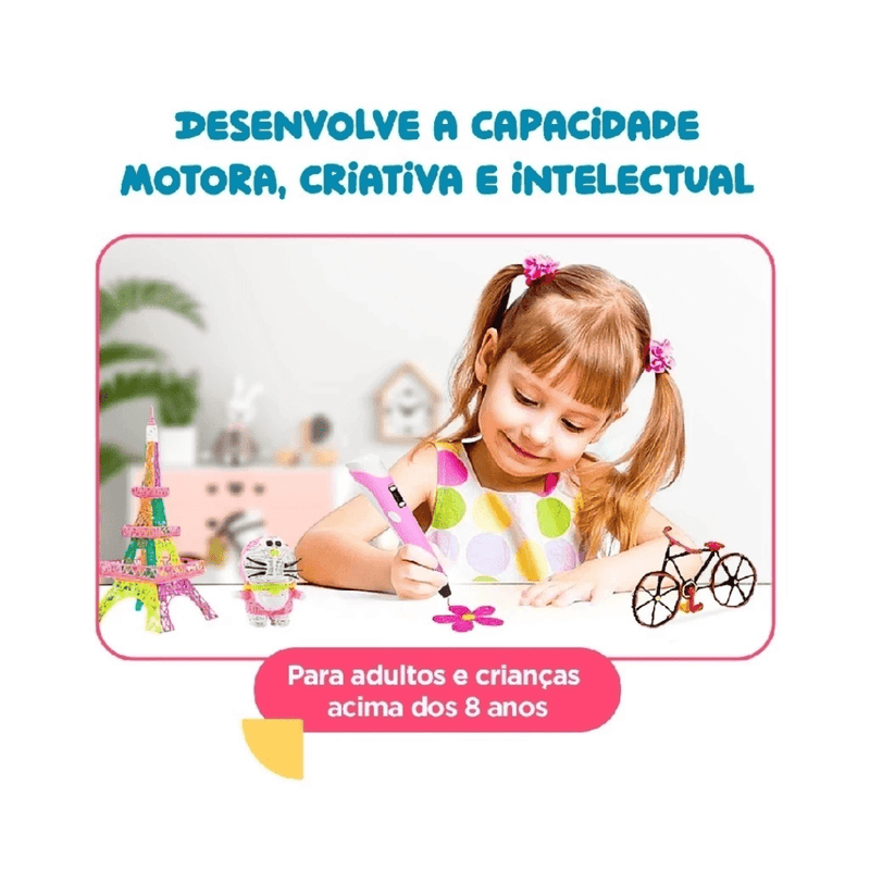 Caneta Impressora 3D - Loja Confia
